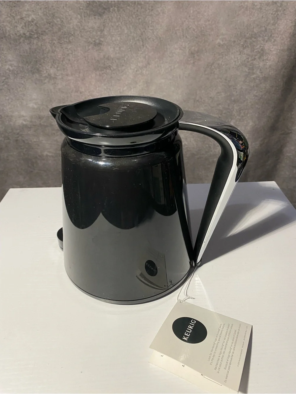 Keurig 2.0 K-Carafe Replacement Coffee Pot Pitcher Black Thermal 4-Cup